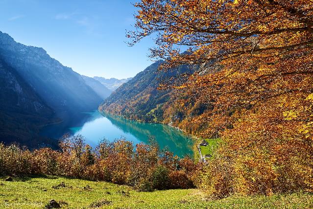 Indian Sommer am Klöntalersee - Schwammhöhe